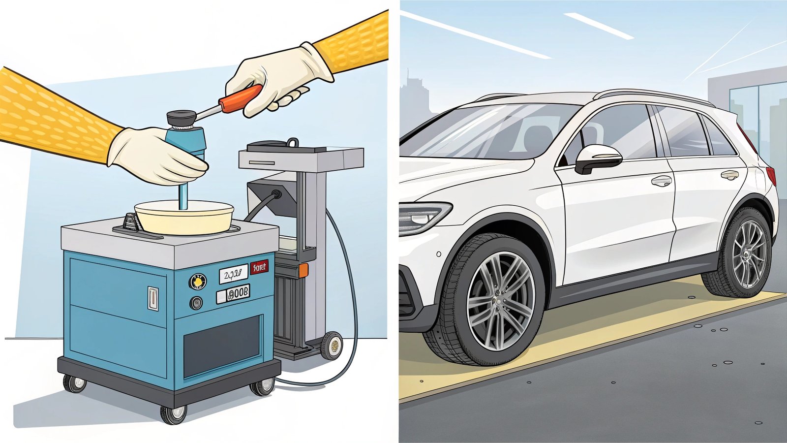 machine vs hand waxing