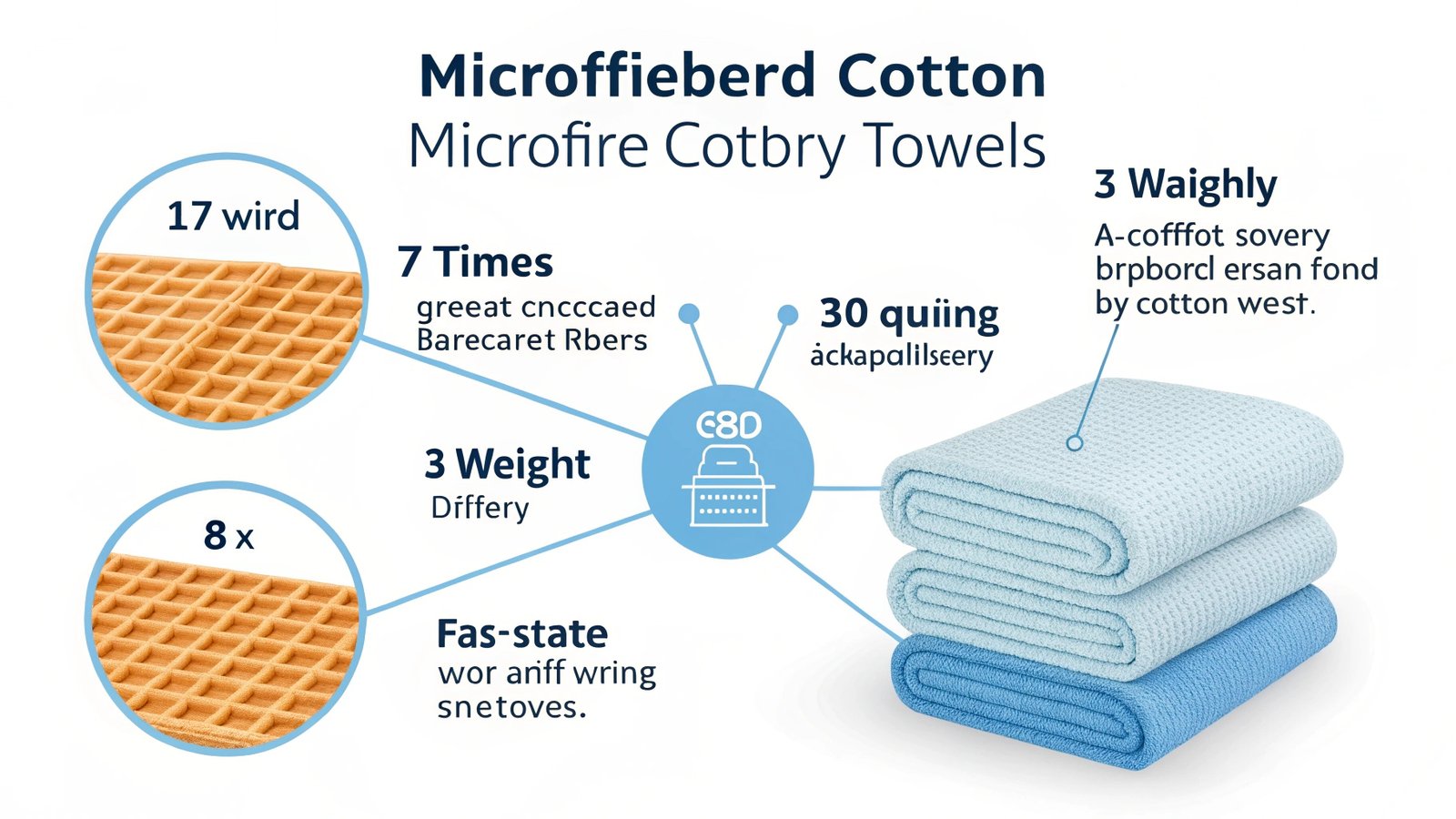 water absorption test microfiber vs cotton