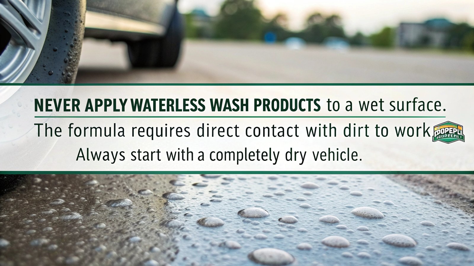 dry car washing