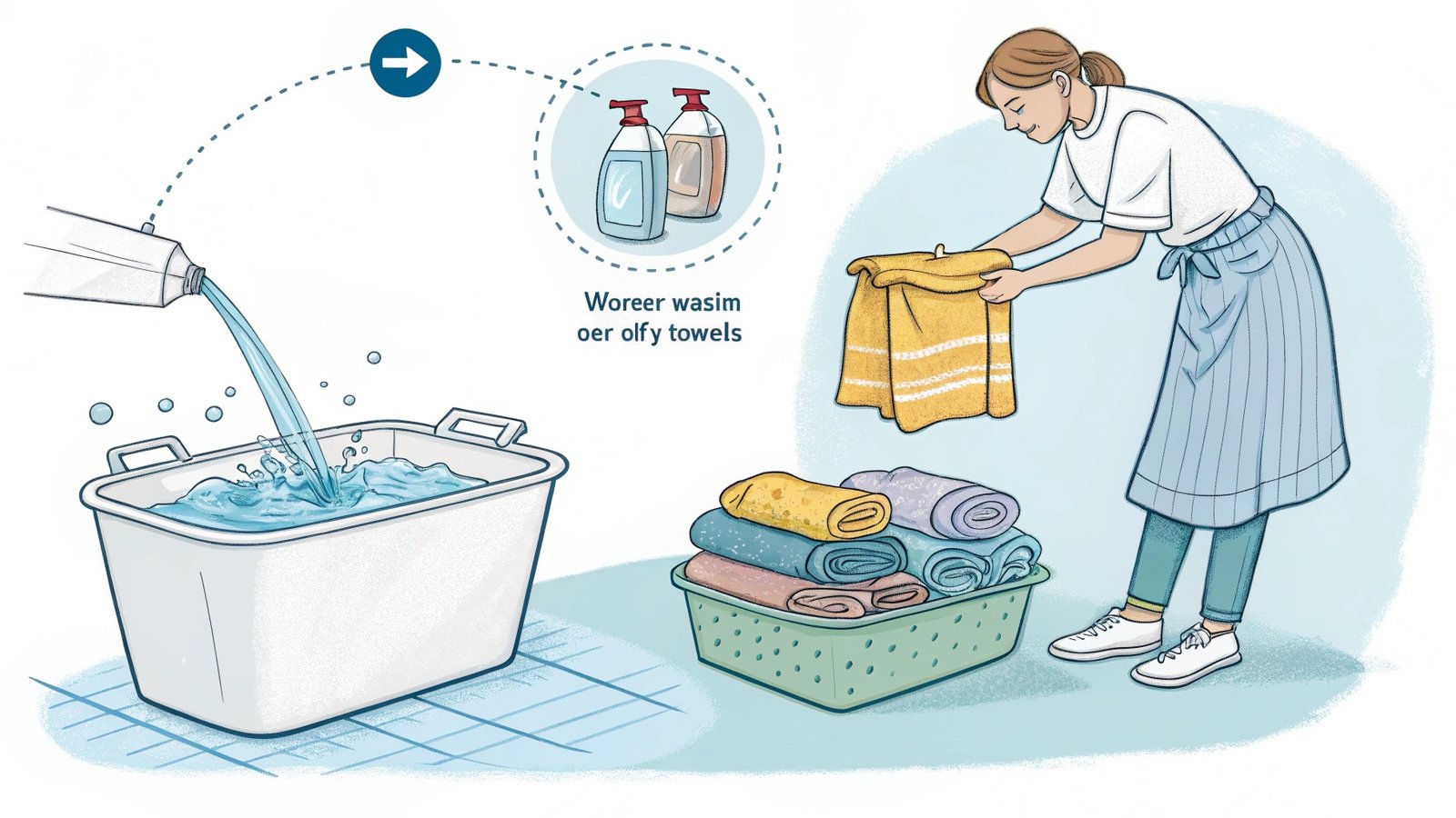 washing microfiber towels