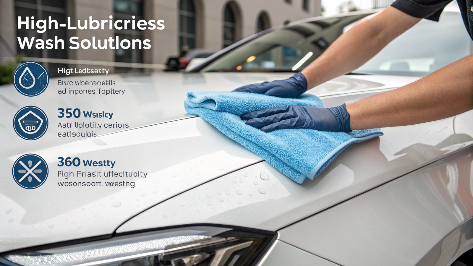 waterless spray and towels