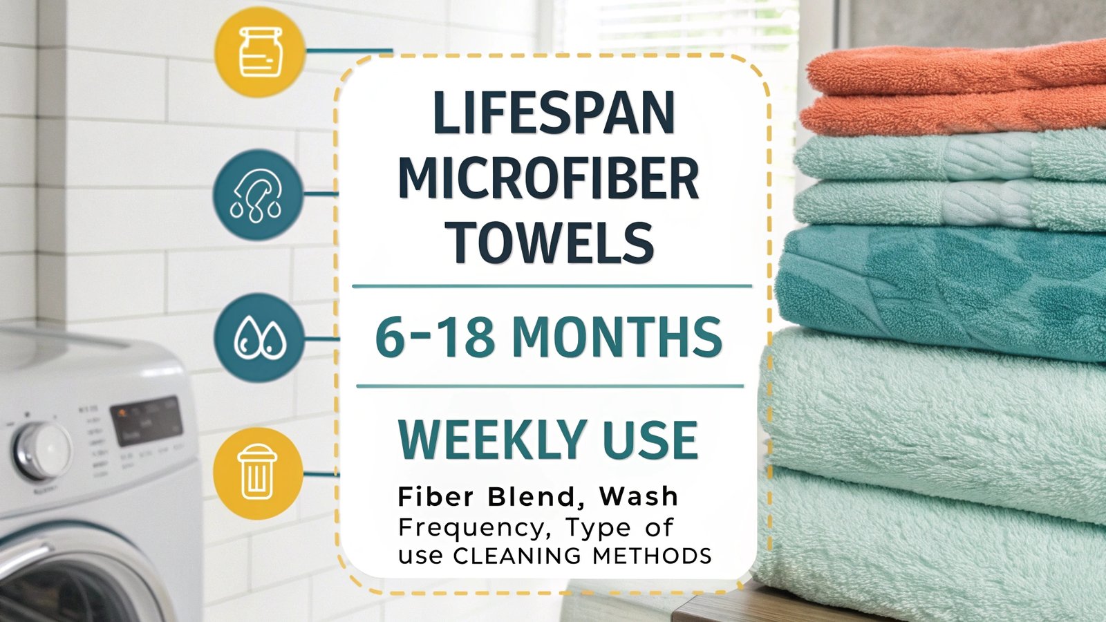 microfiber lifespan chart