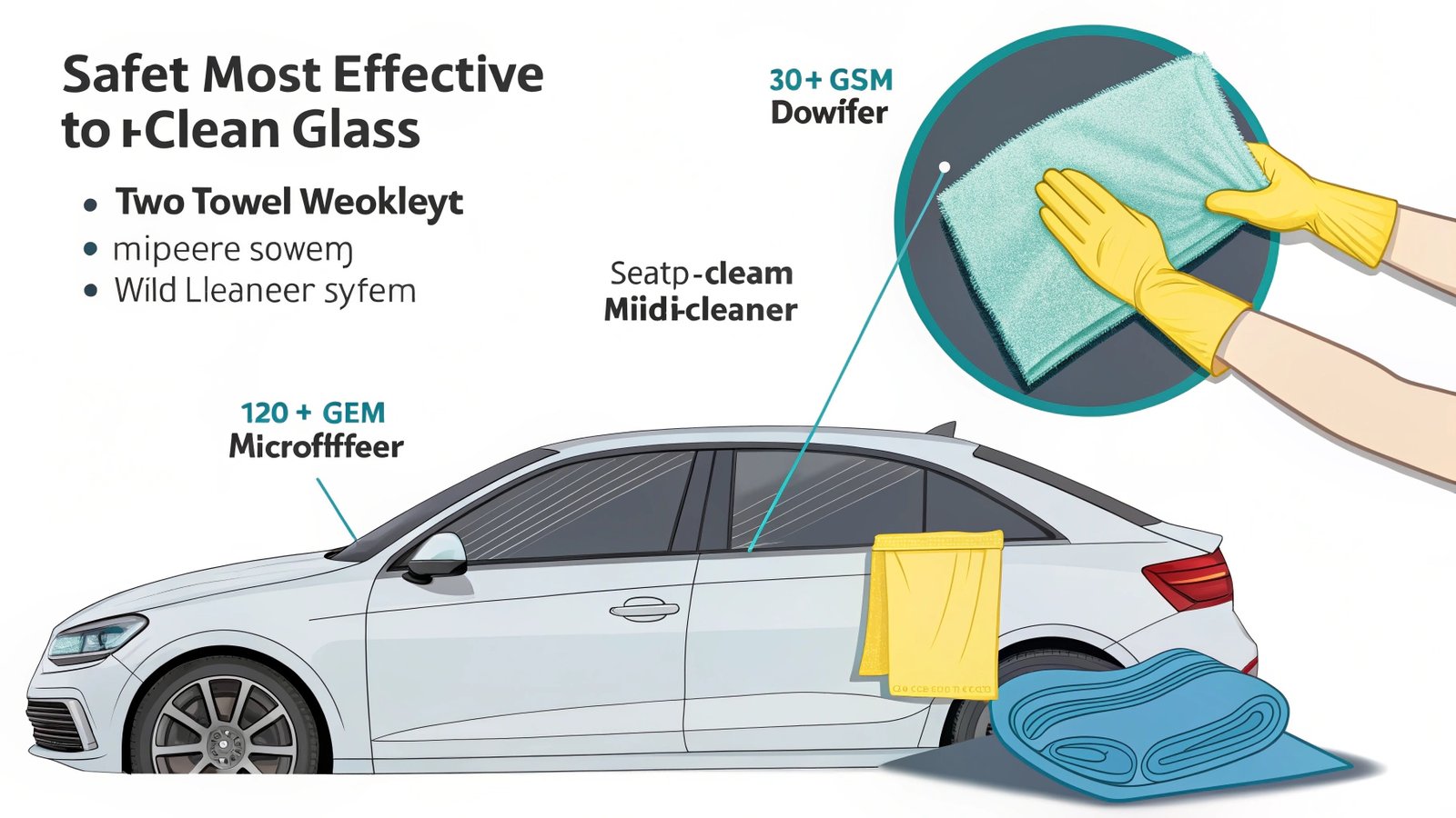 car glass cleaning tools