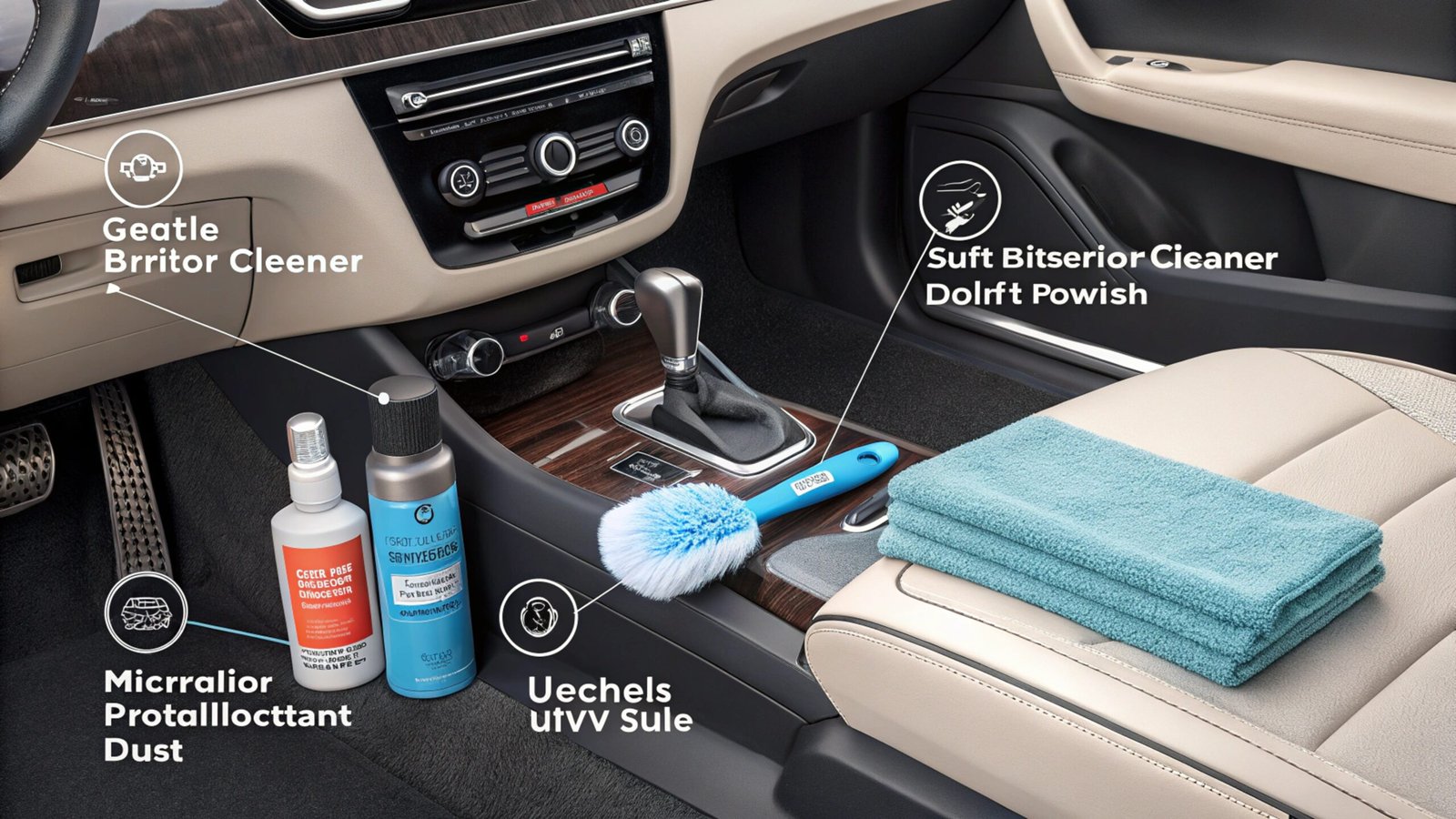 dashboard cleaning technique