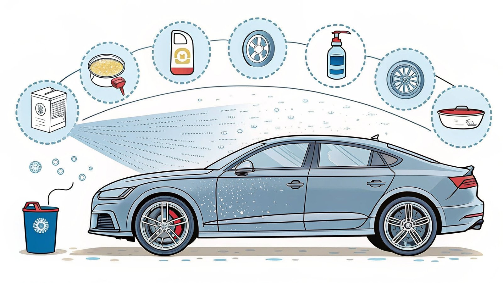 professional wash and wax process