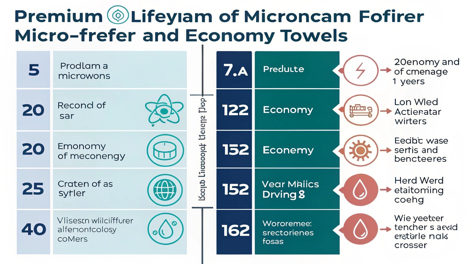 microfiber lifespan chart