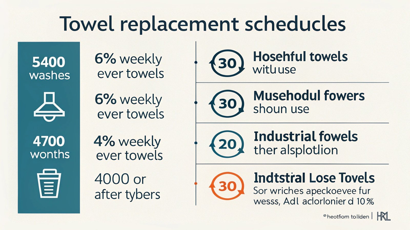 towel wear progression
