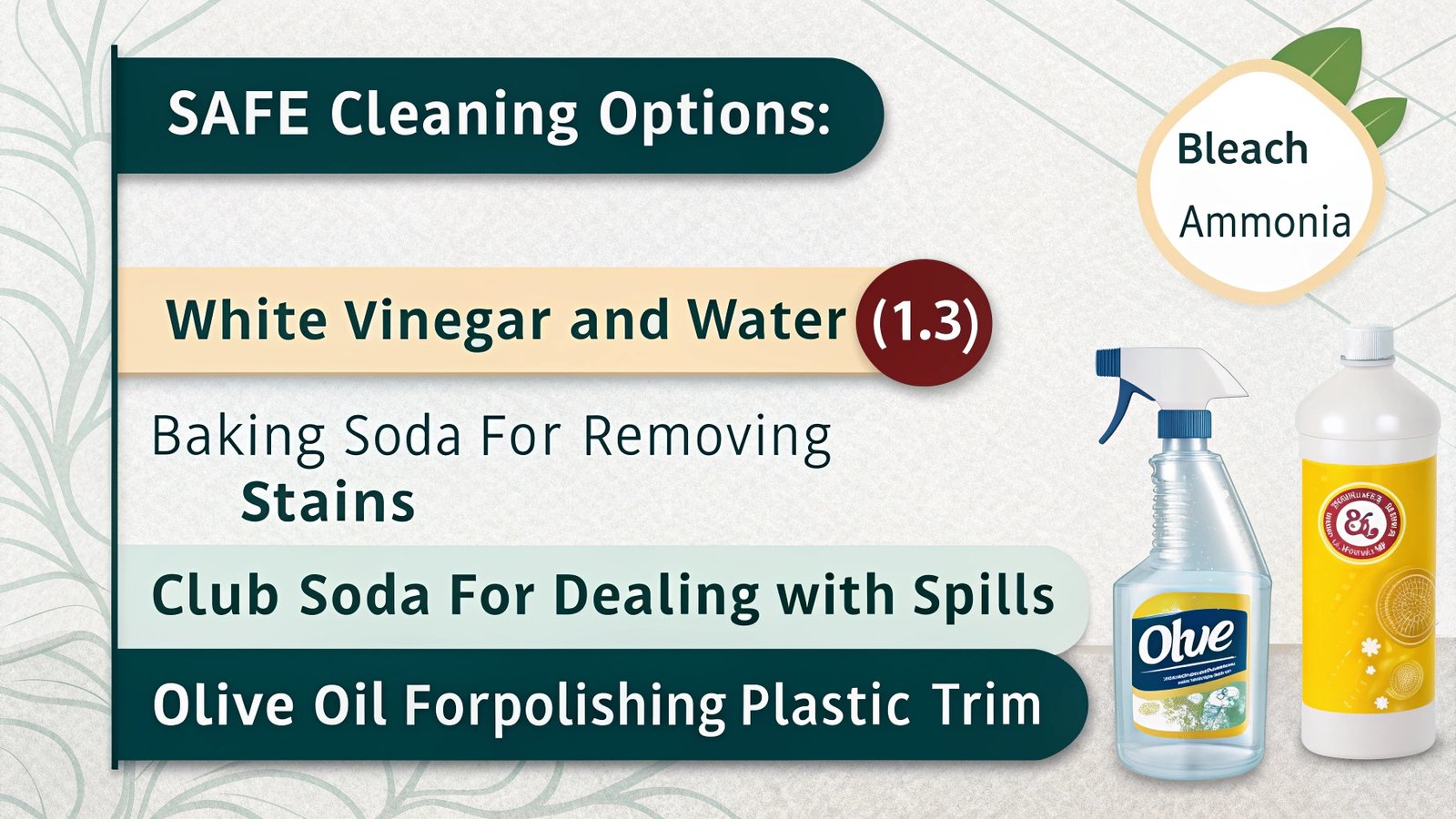 household cleaning products