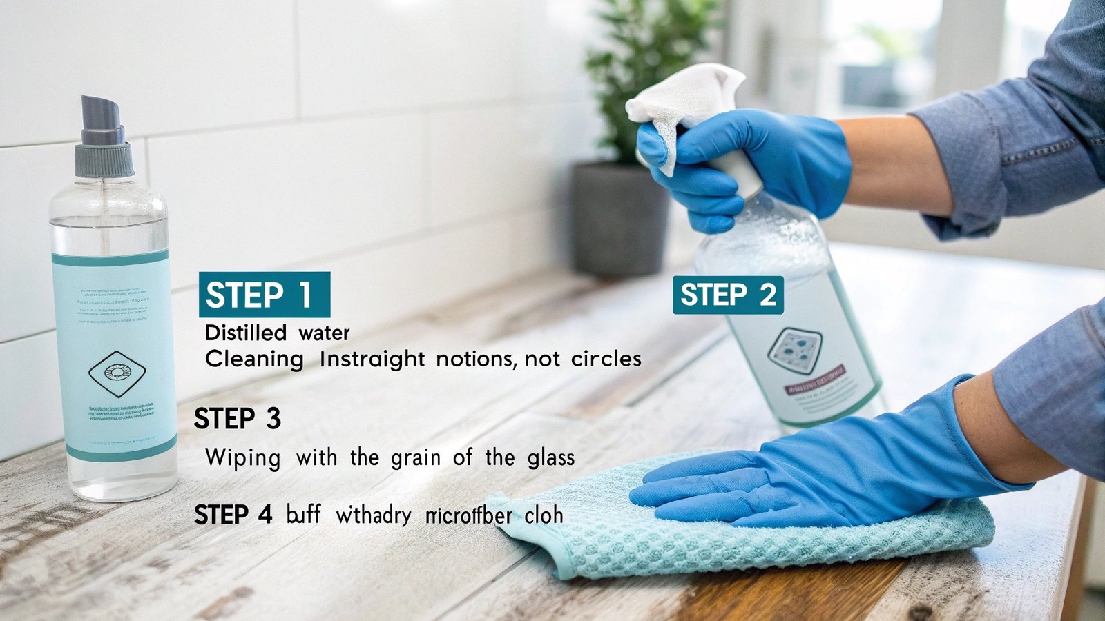 streak free window cleaning