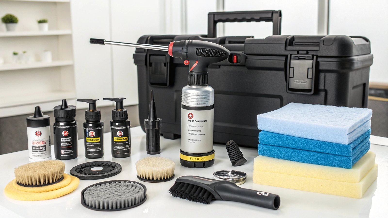 interior detailing tools