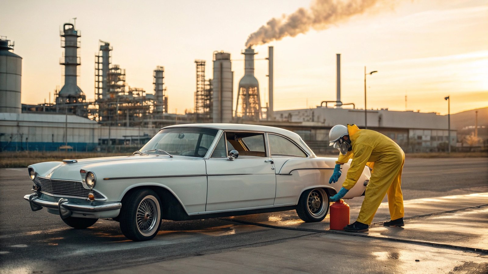 Damaged rubber from improper cleaning