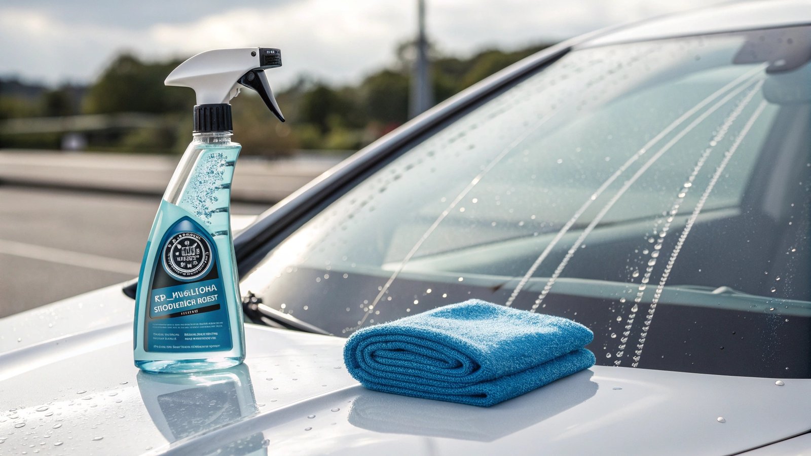 Car windshield cleaning