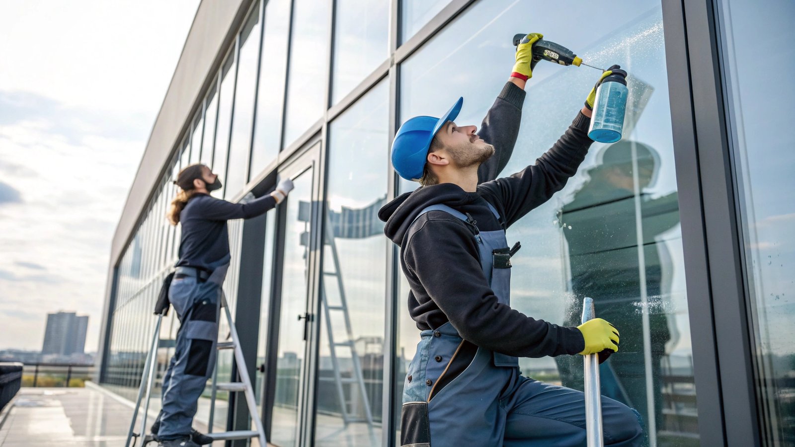 Professional glass cleaner choice