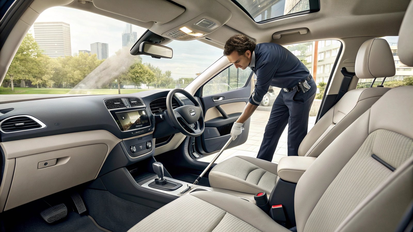 Car cleaning priority zones