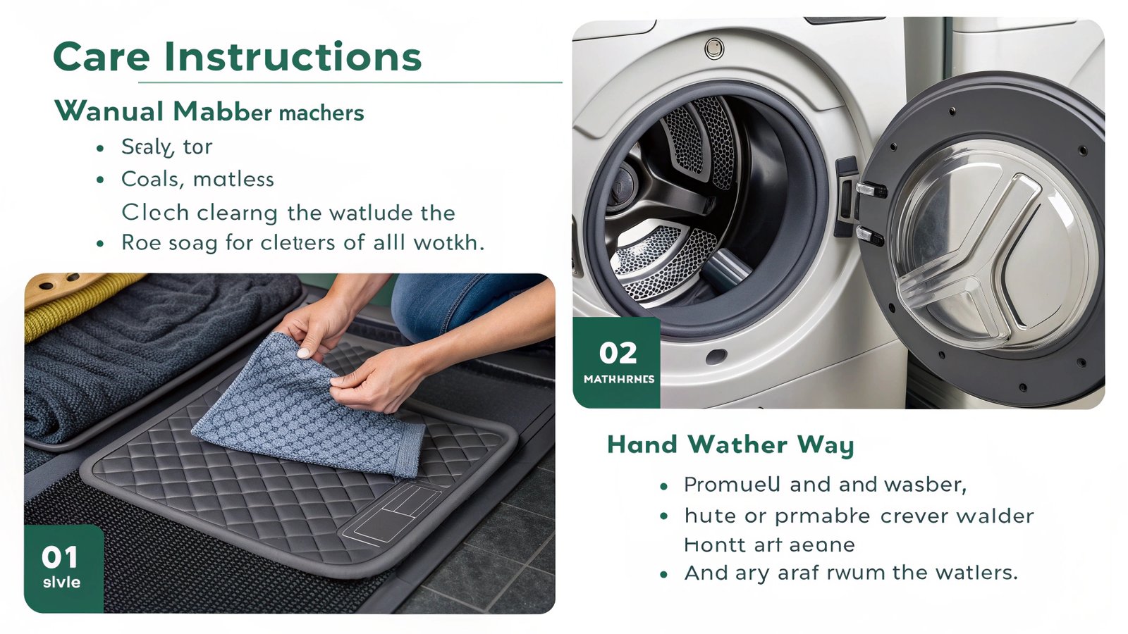 Clean vs dirty car floor mats