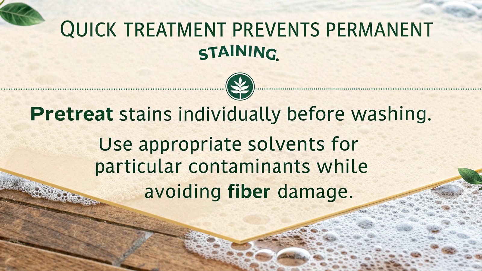 Microfiber stain removal techniques