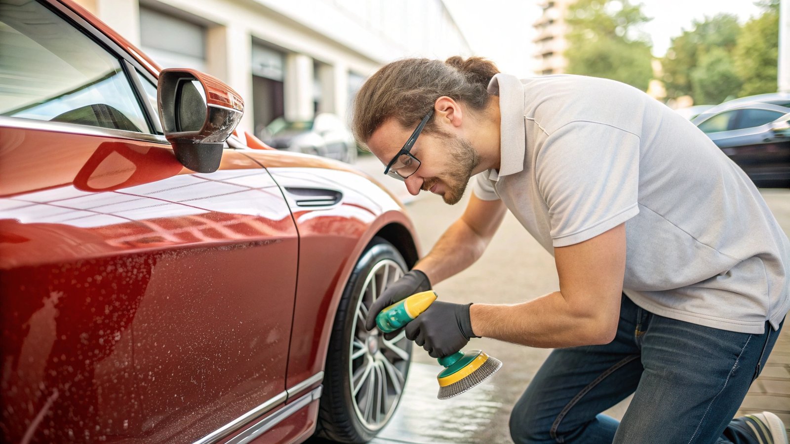 Scratch repair tools and products