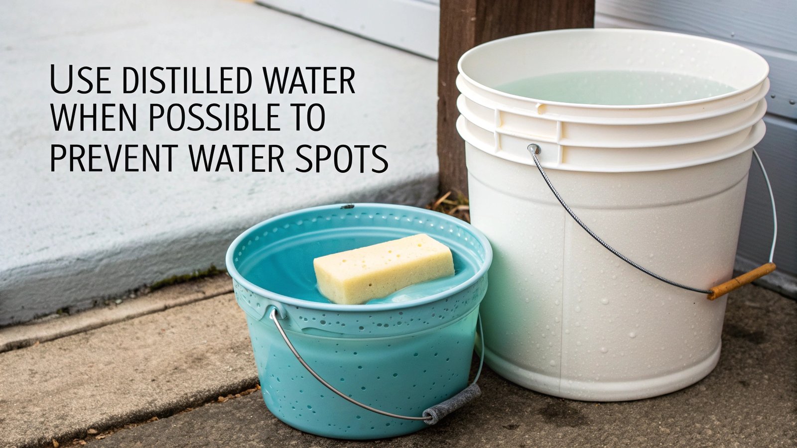 Two bucket wash method