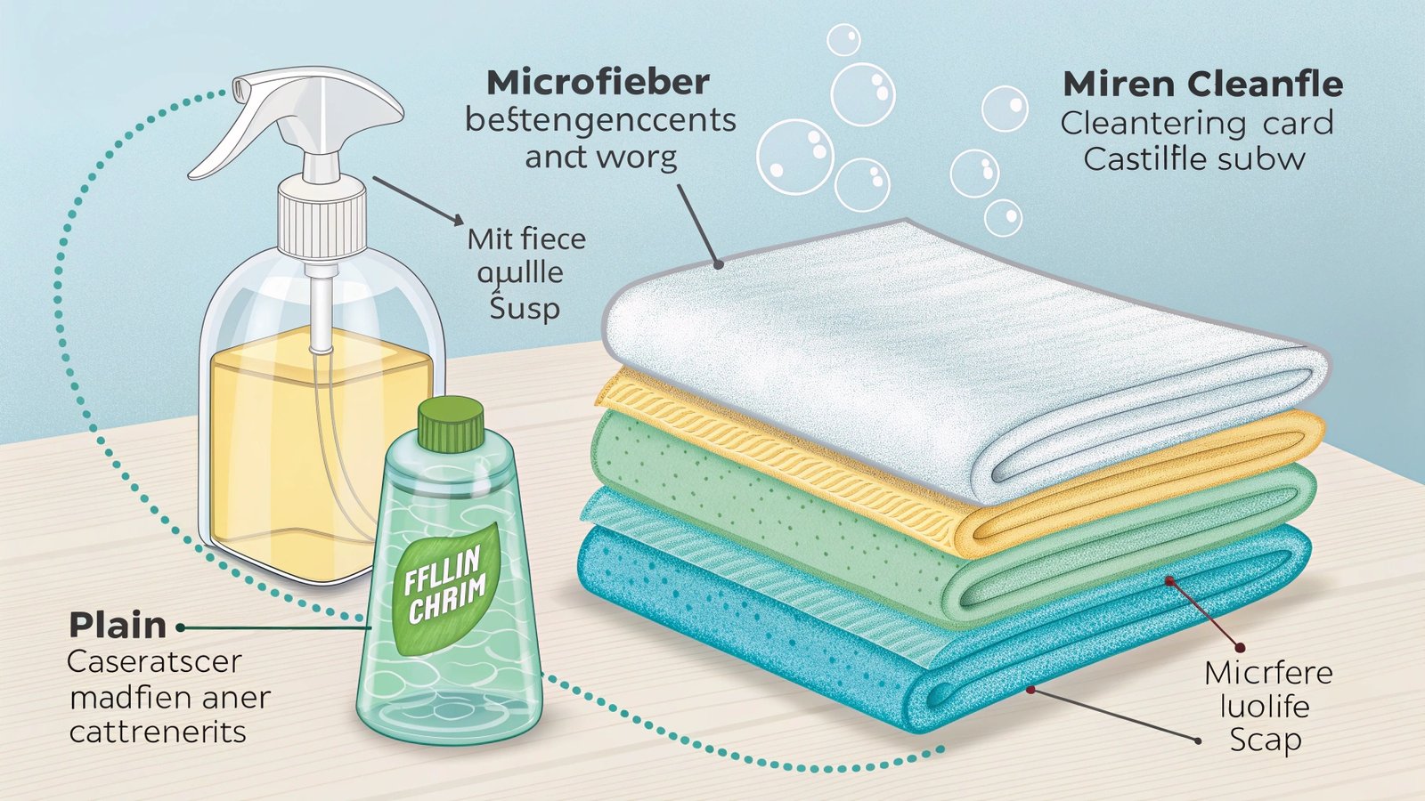 Microfiber detergents comparison
