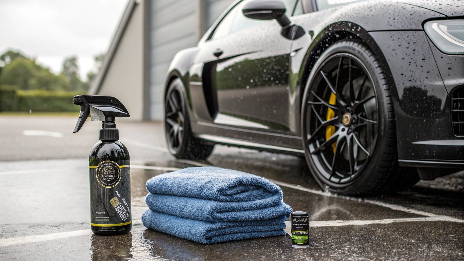 Black car maintenance