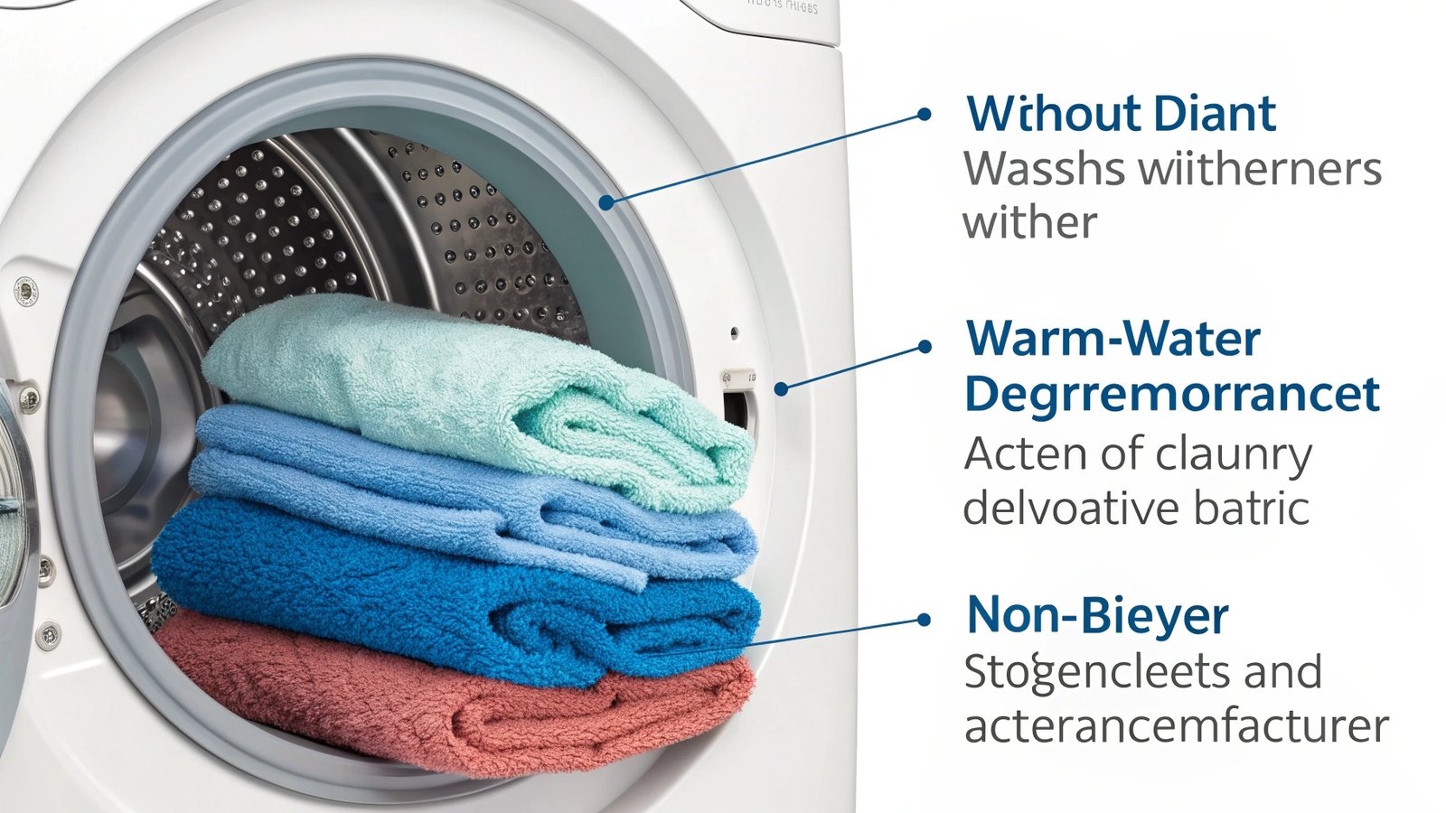 Clean vs improperly washed microfiber towels