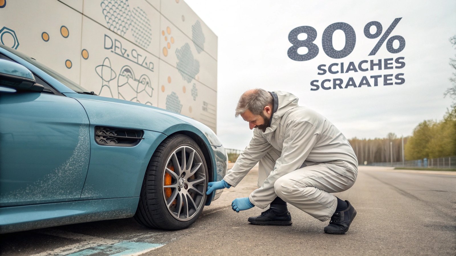 Paint under magnified inspection