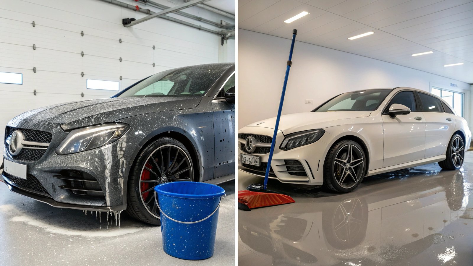 Water spots and streaky finish