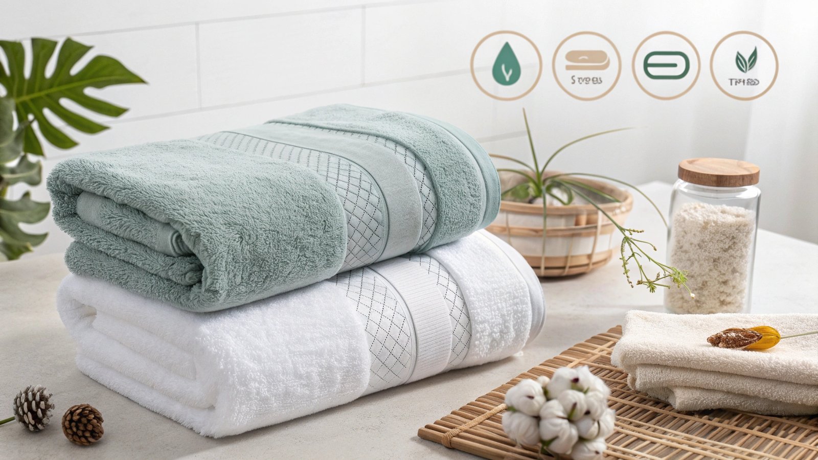 Premium vs standard towel comparison