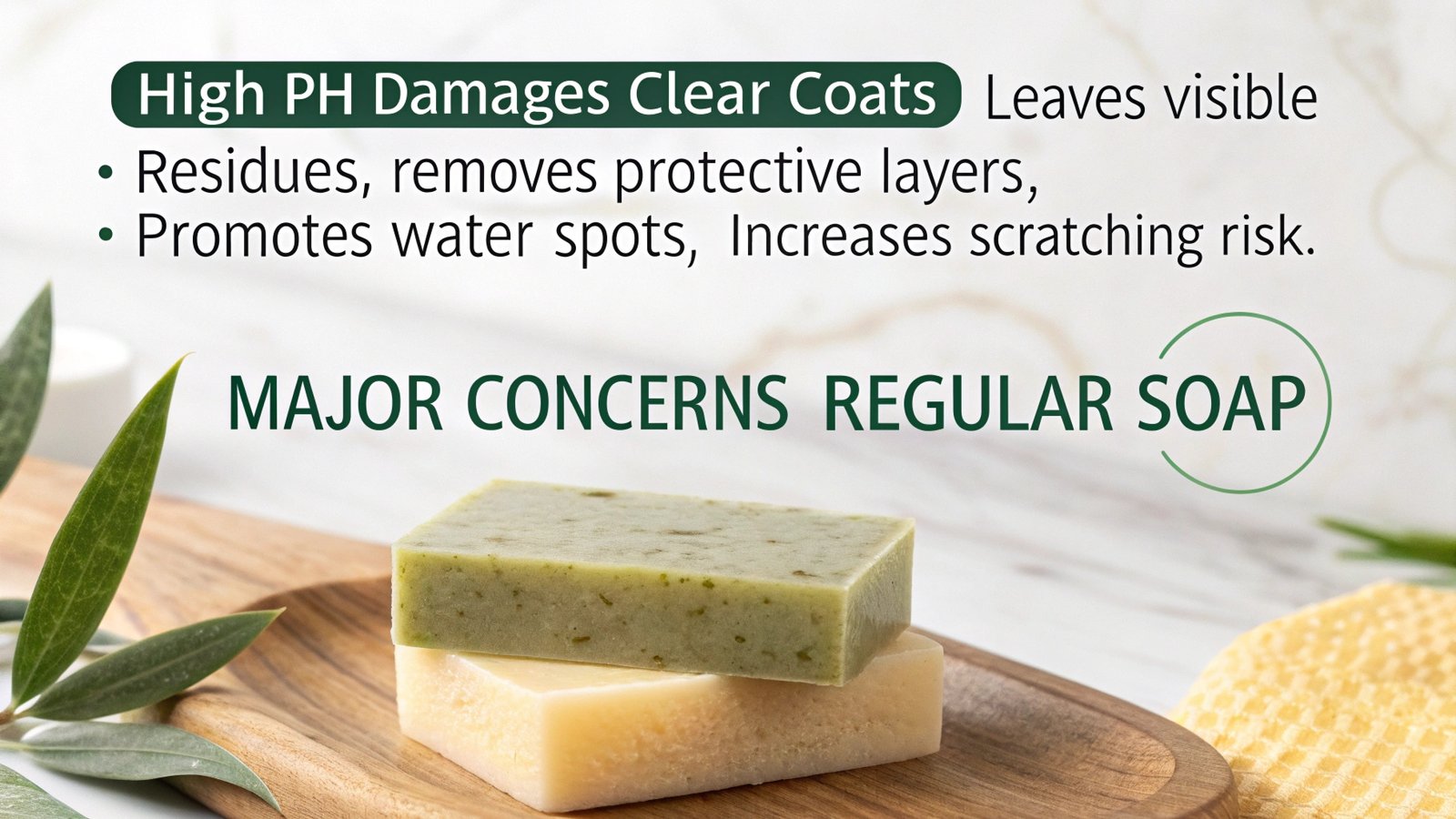 Paint damage from improper washing