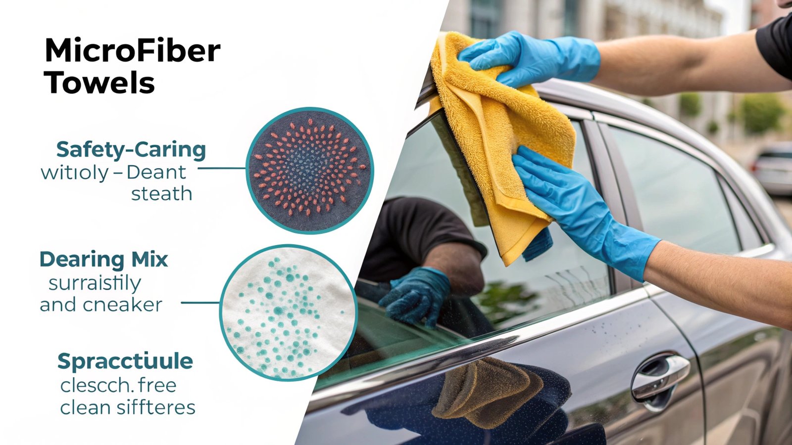 Multiple uses of microfiber towels