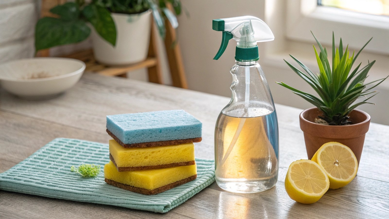 Vinegar cleaning bottle