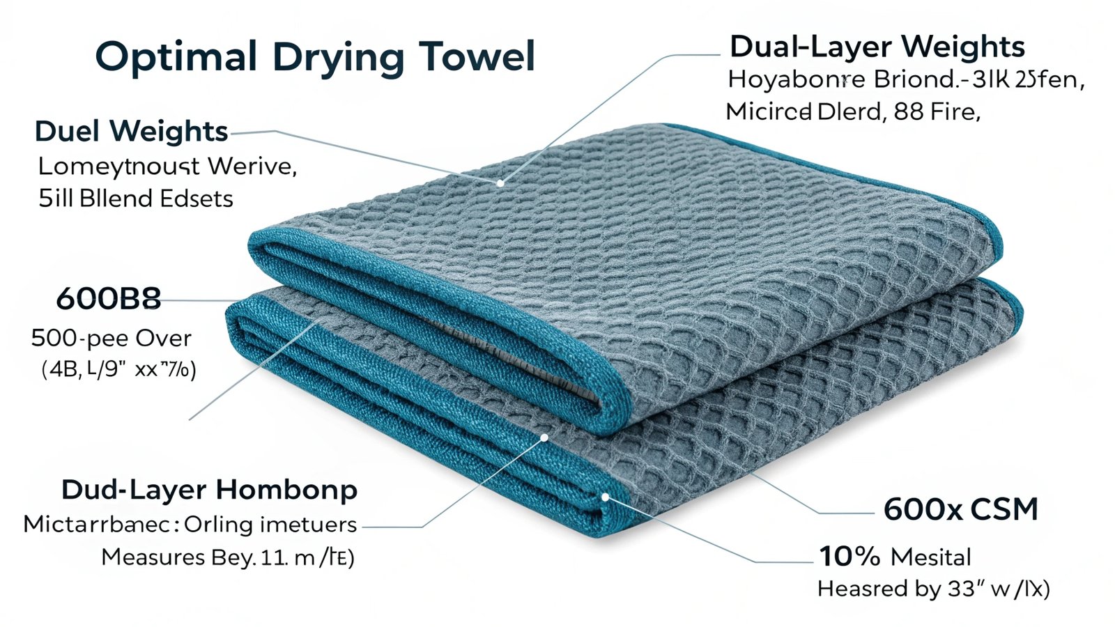 Drying towel specifications