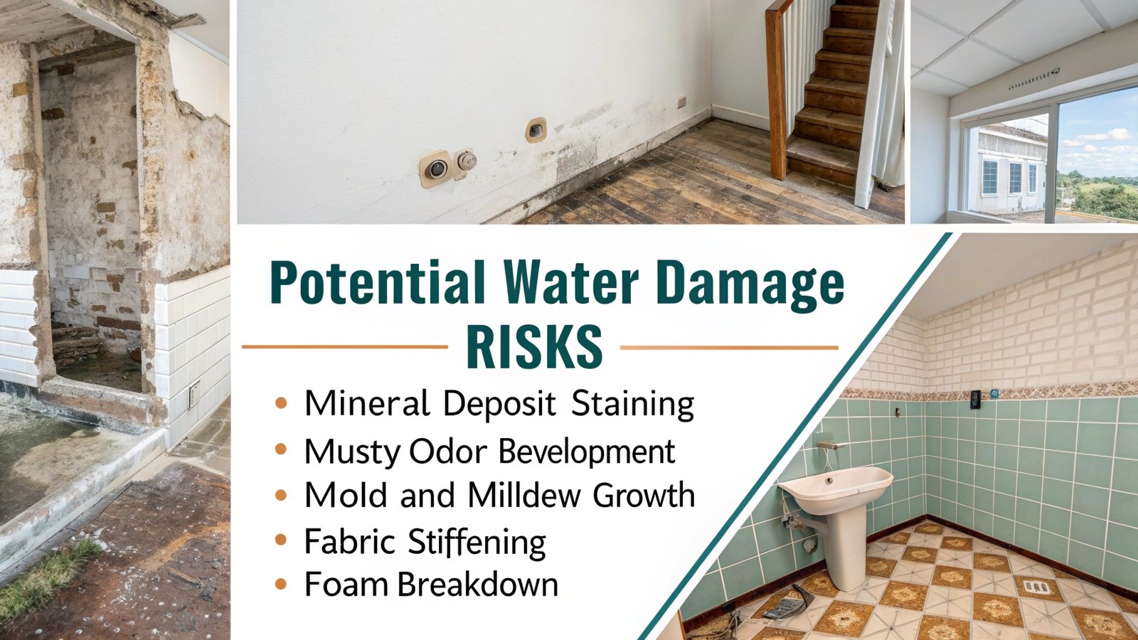 Car seat foam damage