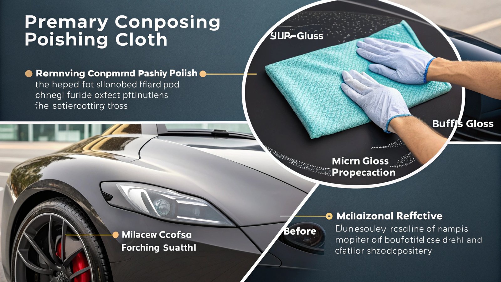 Polishing cloth stages