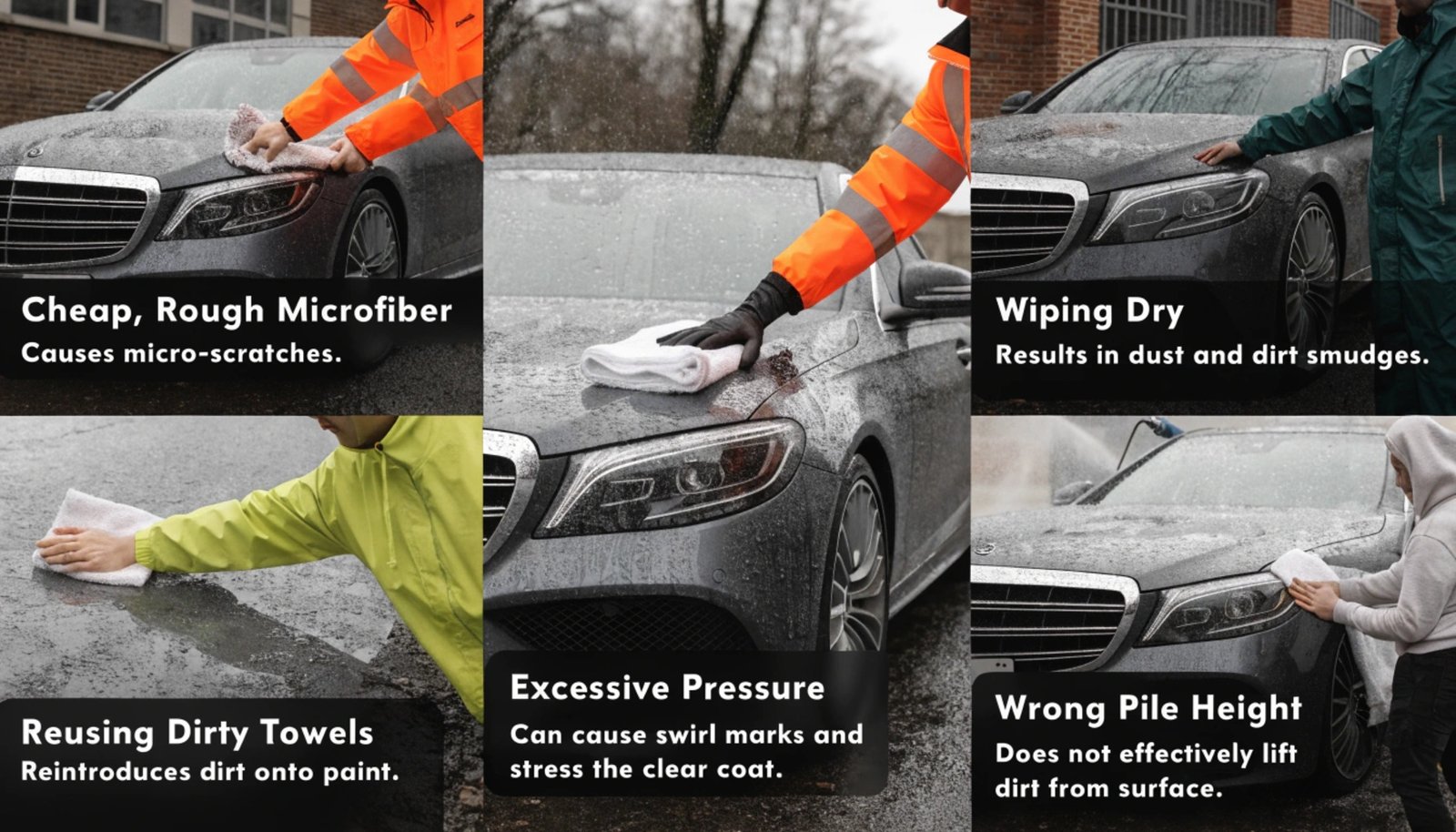 Paint swirl marks example