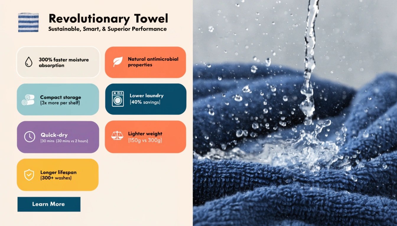 Comparison of microfiber vs cotton towel performance