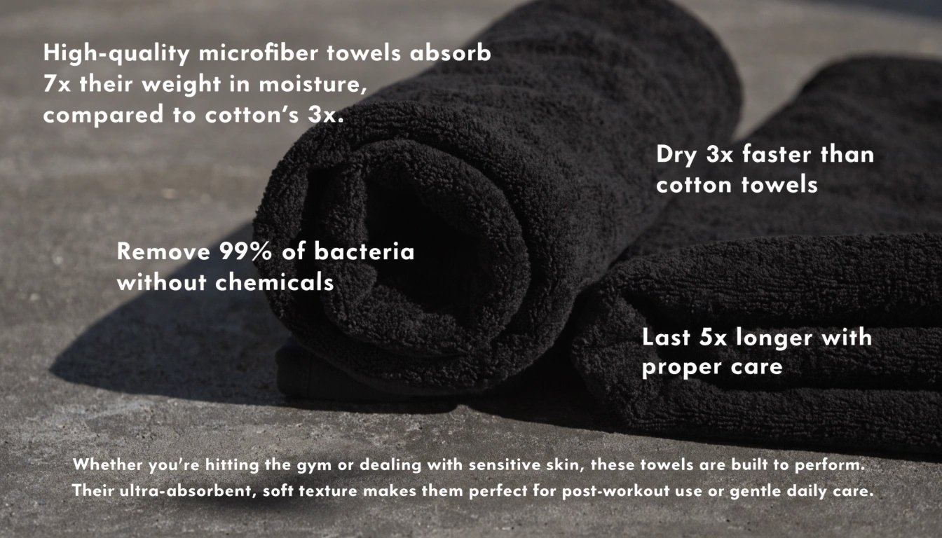 Microfiber vs cotton towel performance comparison