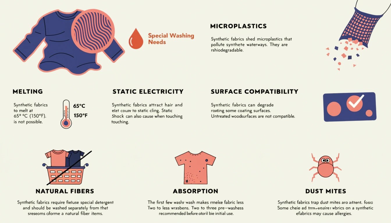 Microfiber limitations infographic