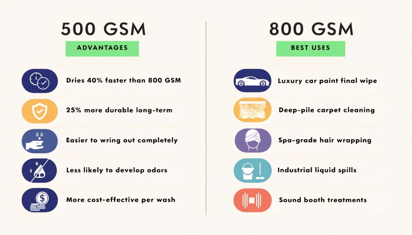 500 vs 800 GSM side-by-side