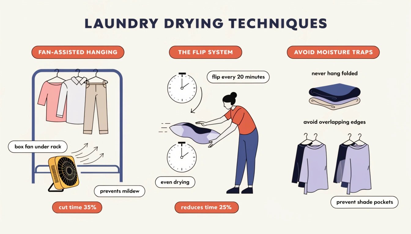 Accelerated drying setup