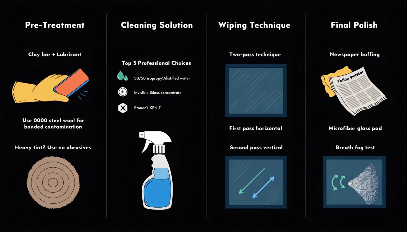Window cleaning process