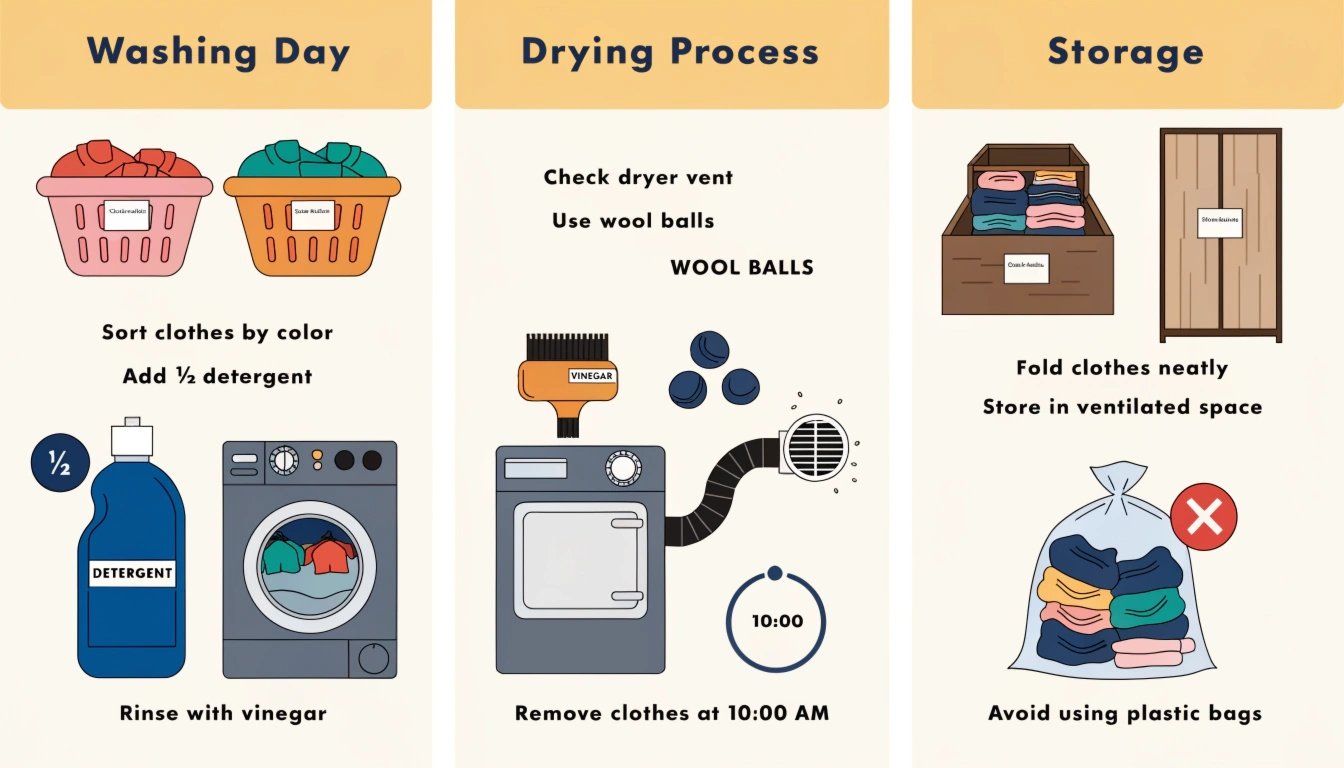Towel maintenance calendar