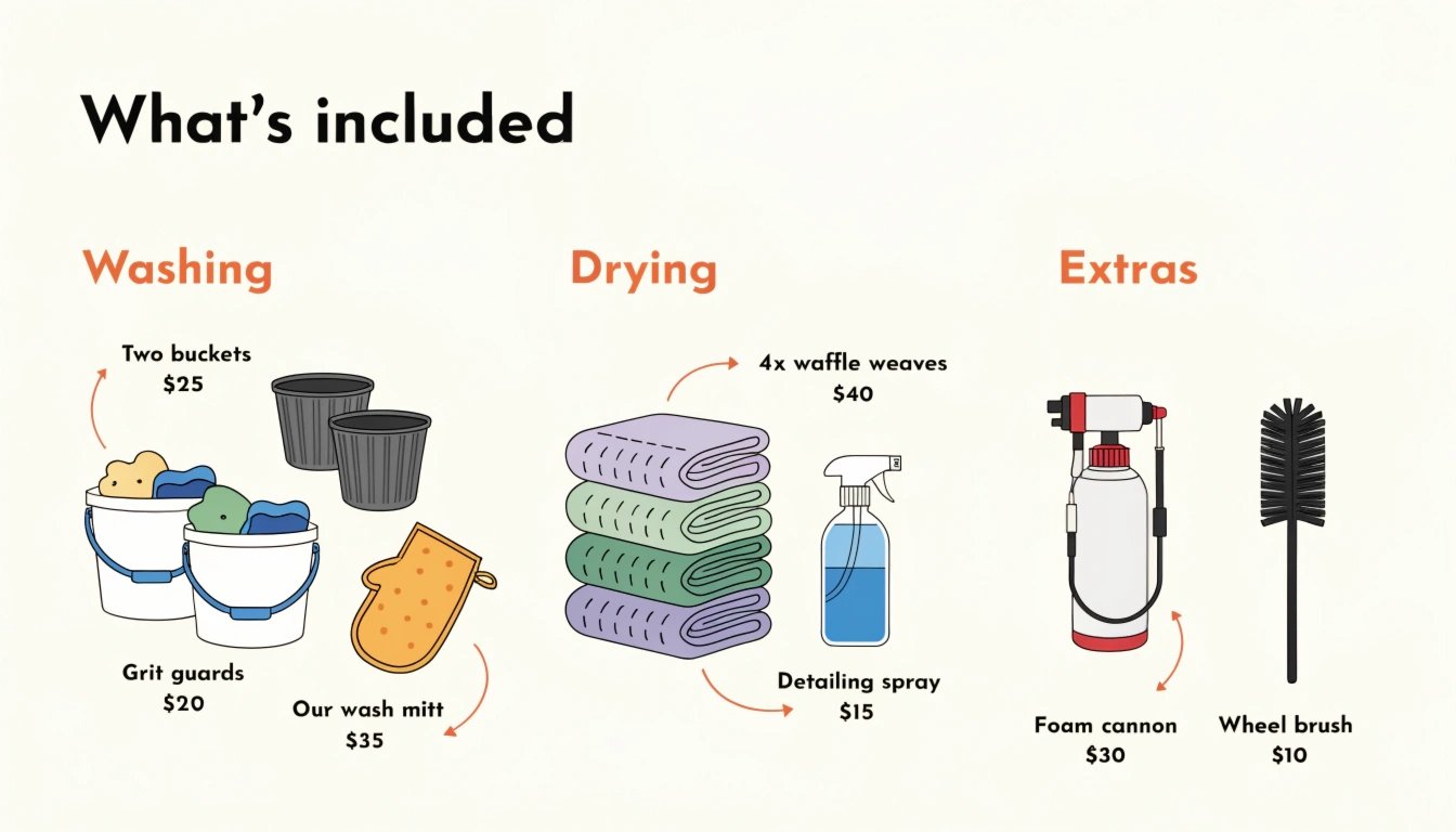 Complete car care kit