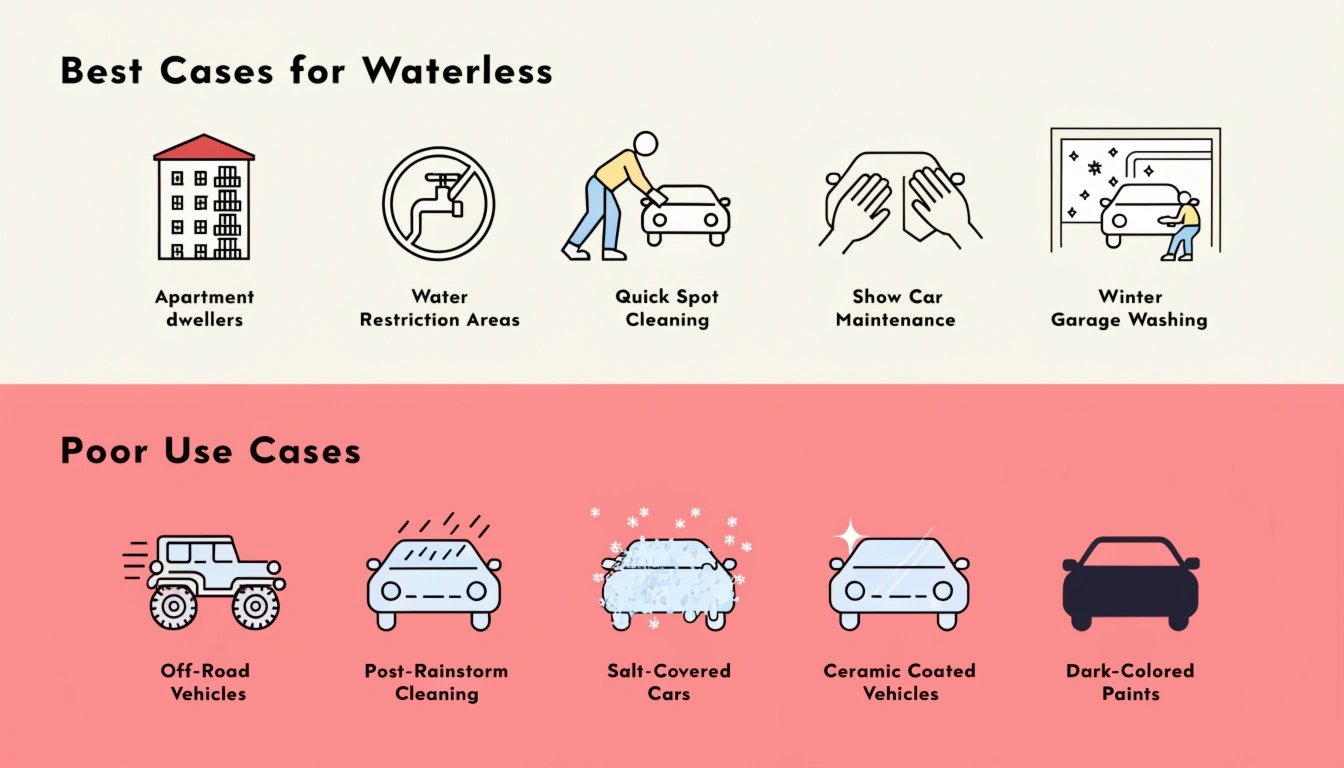 Waterless use case analysis
