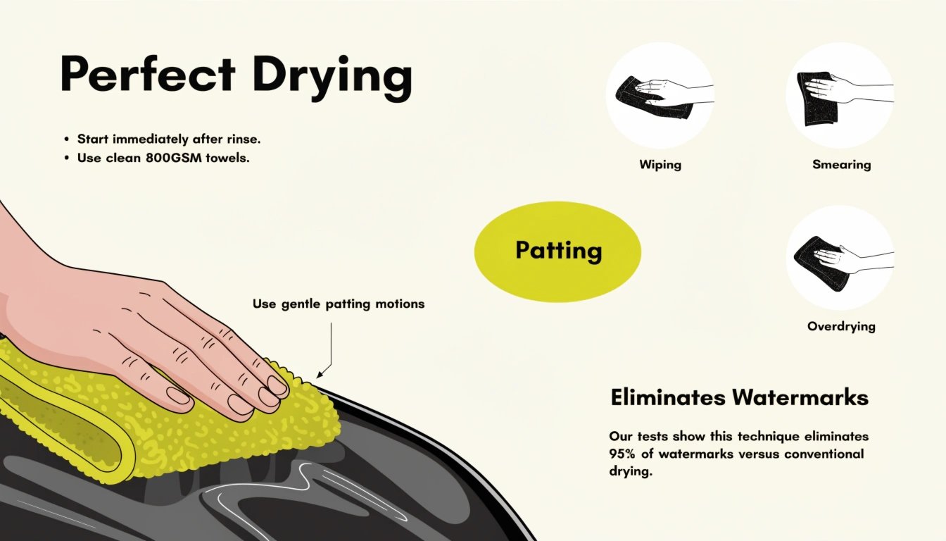 Proper drying technique