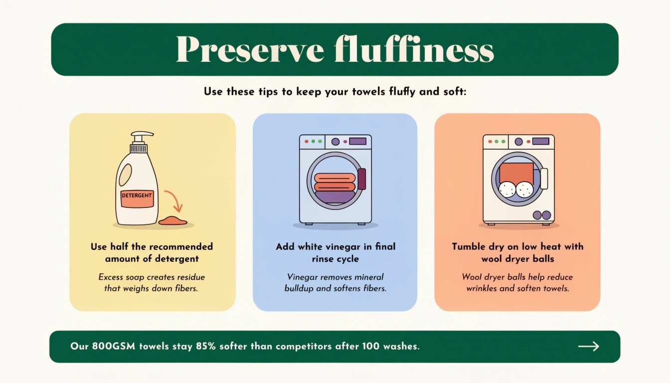Soft towel washing routine