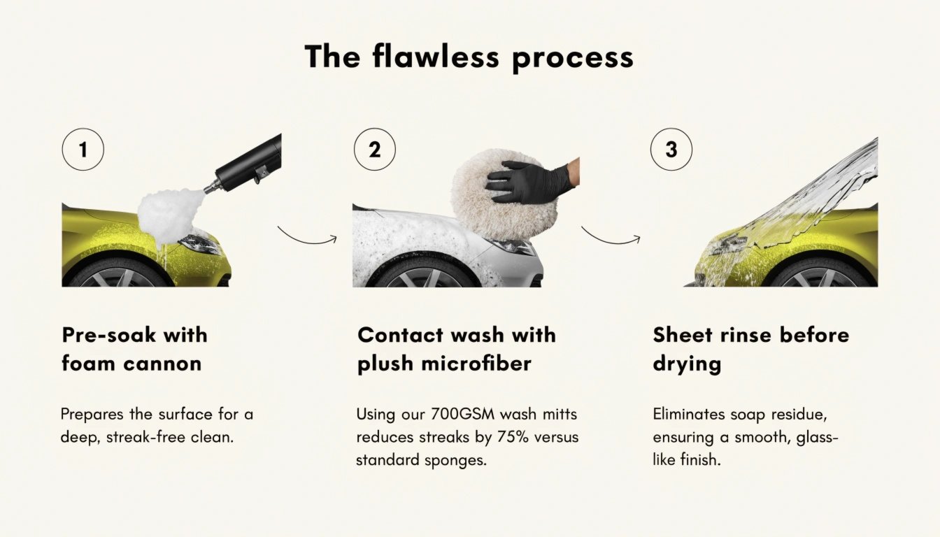 Foam cannon application