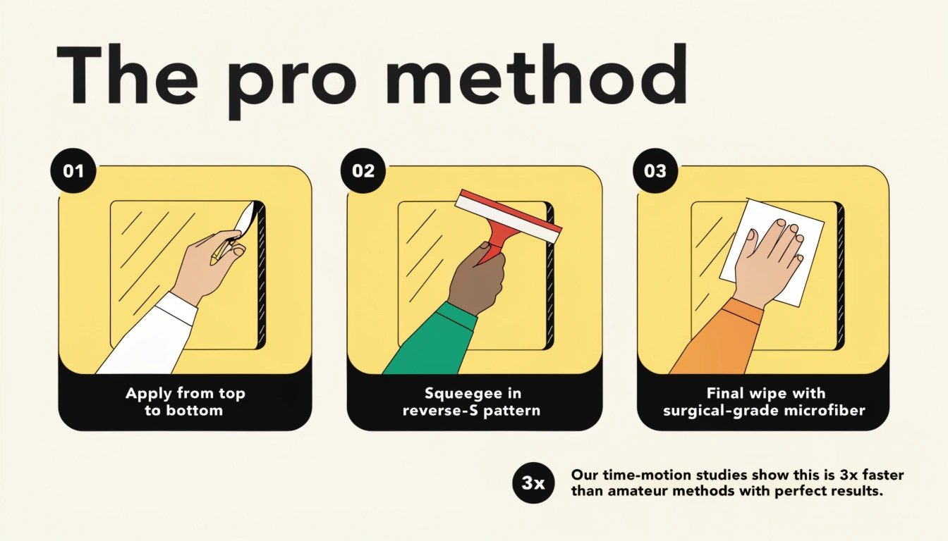 Professional wiping technique