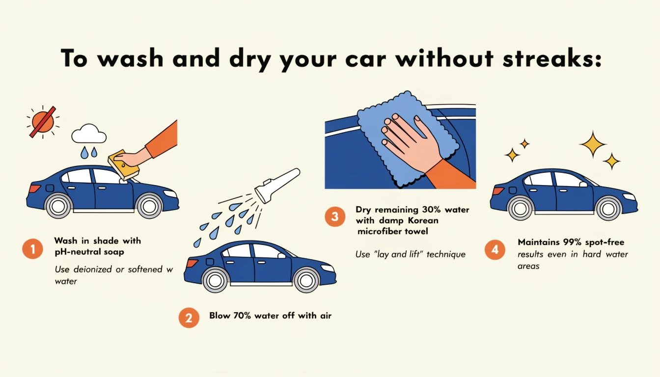 Professional car washing setup