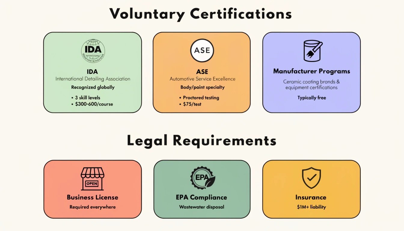 Certification badges